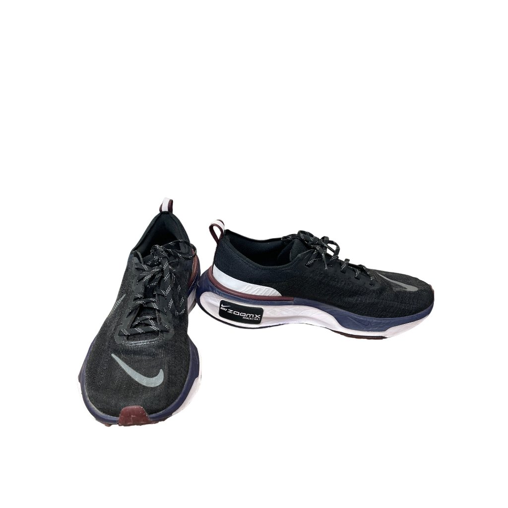 Nike Invincible 3 Womans Black Gray Running Sneakers Sz 11 Sku 9485